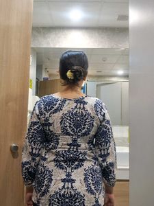 Patterned Long Sleeve Top