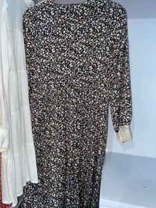 vintage style lace trim dress