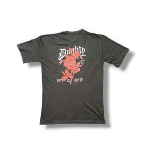 Aarhon Paris "Duality" Rose Graphic T-Shirt
