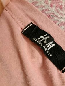 Women's Pink Graphic T-Shirt with Dove Print