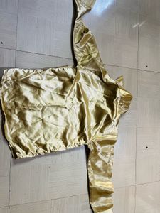 Golden Satin Shirt for Boys