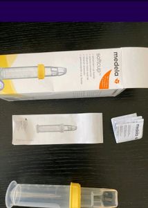 New Sealed Medela Soft Silicon Spoon Bottle Cup Fe