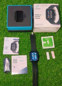 Pebble Prism Max blutooth calling Smart Watch