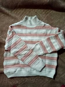 High Neck Shimmery Top