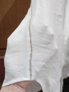 Classic White Button-Up Shirt