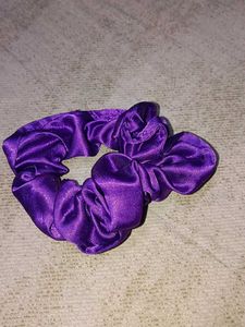Set of 4 Satin Scrunchies