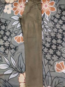 Olive Green Jeans