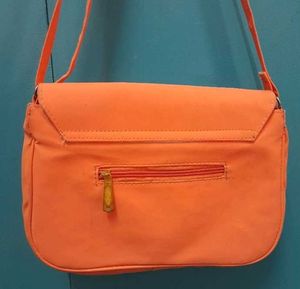 Orange Crossbody Sling Bag