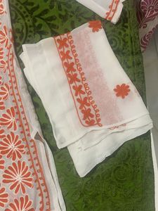 Chickankari Top With Dupatta 📌sale 160