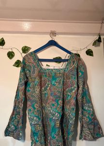 Bohemian Paisley Print Kurta