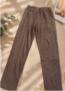 Comfortable Women's Grey Cotton Pants