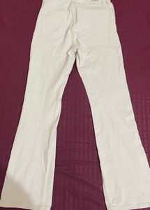Roadster White Bootcut Jeans