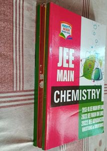 JEE Main Chemistry, Phy And Math Books