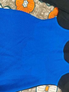 Blue &amp; Black Knit Tunic Top