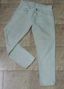 Denim Cream Baggy