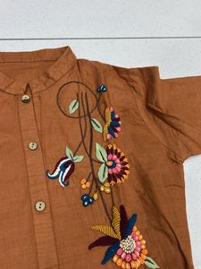 Floral Hand Made Embroidered Dress
