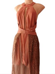 beautiful coral gown 😍