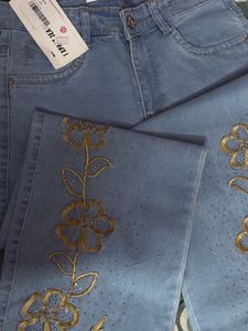 Embellished Flare Jeans