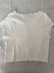 Ribbed Button-Up Crop Top