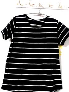 Striped Black and White T-Shirt