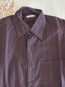 Dark Purple Men’s Shirt - Color Plus