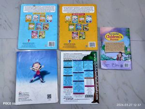 Children's 5 Books Set - story, grammar, writing
