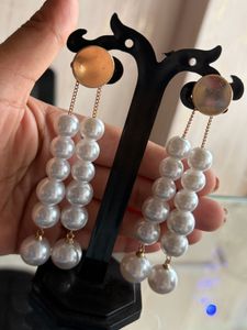 Elegant Pearl Drop Earrings