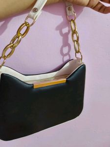 leather hand bag