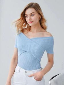 Criss-Cross Off-Shoulder Top