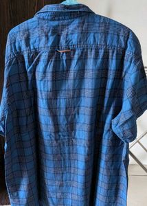 Indian Terrain Blue Plaid Shirt