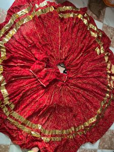 12 meter bandhni Navratri lehnga and choli