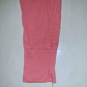 🧡💕 Soft Pink-Orange Drawstring Jogger Pants