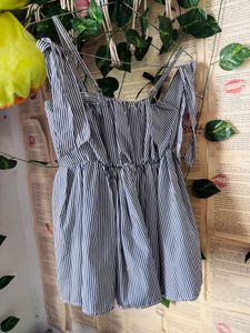 Charming Striped Floral Top