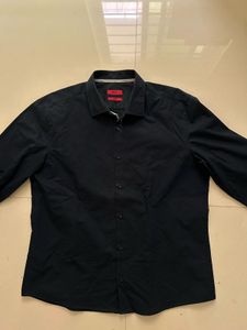 Hugo Boss Navy blue Dress Shirt