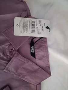 Shein Satin Button-Up Shirt