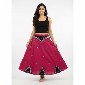 Embroidered Bohemian Skirt