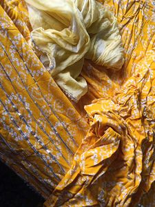 Yellow Bandhani Kurta Set with Dupatta