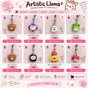 ✨ Handcrafted Phone Charms — ₹199 each ✨