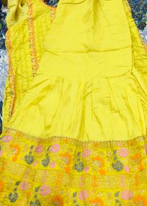 Yellow Embroidered Kurta
