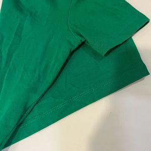 Green Cropped T-Shirt