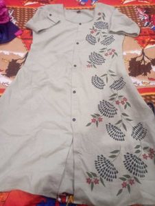 Simple Beige Kurta