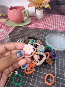 assorted hair ties bundle