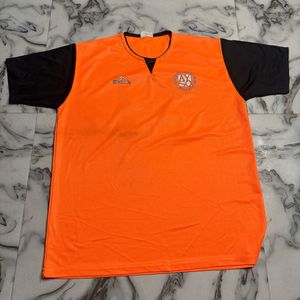 Men's Orange & Black T-Shirt
