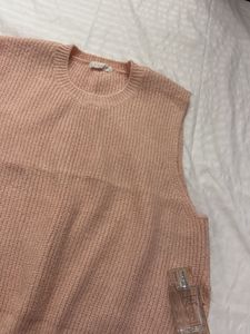 Pink Knit Vest