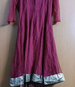 Embellished Maroon Lehenga Choli - M Size