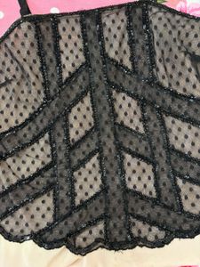 Chic Black Lace Camisole Top