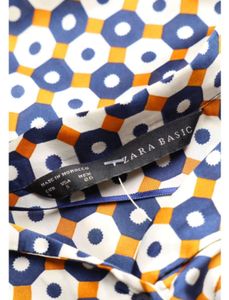 Zara Geometric Print Tunic Top