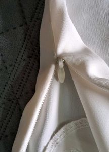 Elegant White Belted Pants
