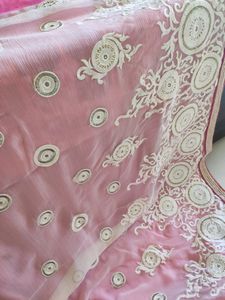 New Party Wear Saree With Stiched Blouse