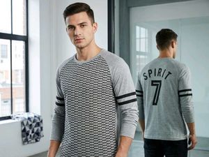 Teamspirit Athletic Style Grey Full Sleeve T-Sh